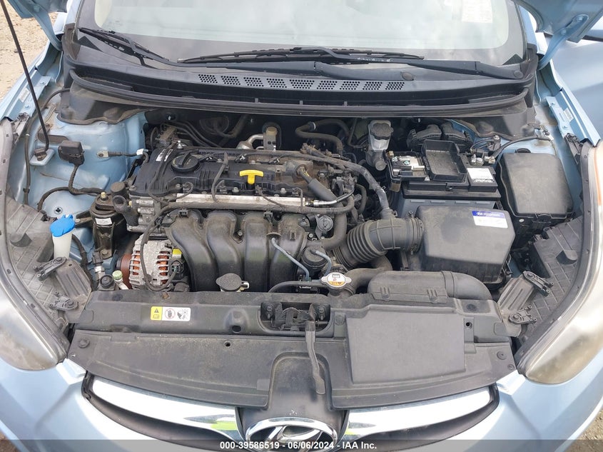 2012 Hyundai Elantra Gls (Ulsan Plant) VIN: KMHDH4AE3CU261174 Lot: 39586519