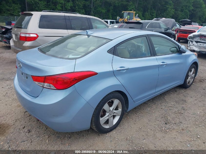 2012 Hyundai Elantra Gls (Ulsan Plant) VIN: KMHDH4AE3CU261174 Lot: 39586519