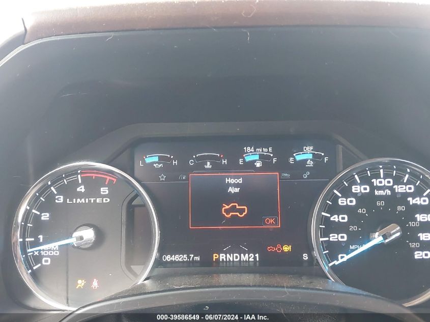 2019 Ford F-350 Limited VIN: 1FT8W3BT8KEC00835 Lot: 39586549