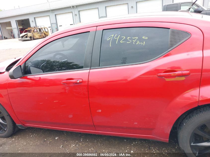 2014 Dodge Avenger Se VIN: 1C3CDZABXEN220928 Lot: 39586552