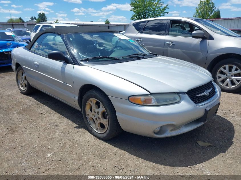 2000 Chrysler Sebring Jxi VIN: 3C3EL55H8YT212253 Lot: 39586555