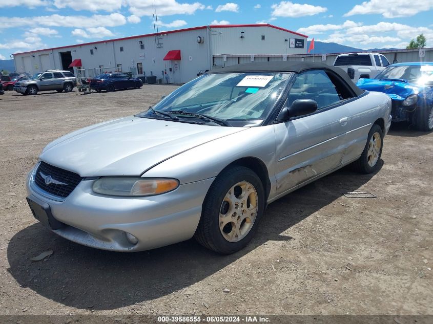 2000 Chrysler Sebring Jxi VIN: 3C3EL55H8YT212253 Lot: 39586555