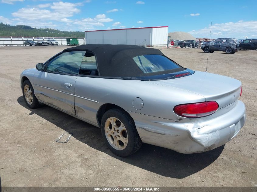 2000 Chrysler Sebring Jxi VIN: 3C3EL55H8YT212253 Lot: 39586555