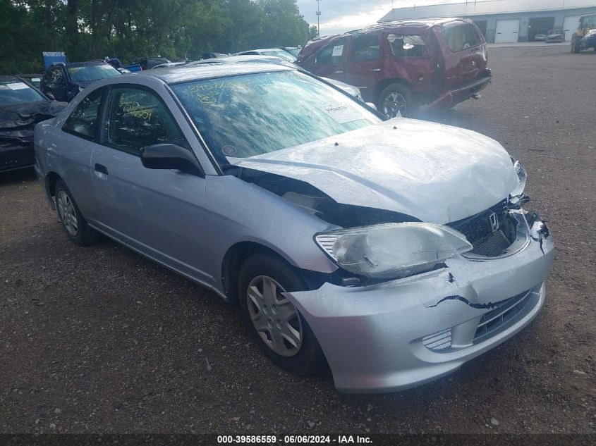 2004 Honda Civic Vp VIN: 1HGEM22184L009319 Lot: 39586559