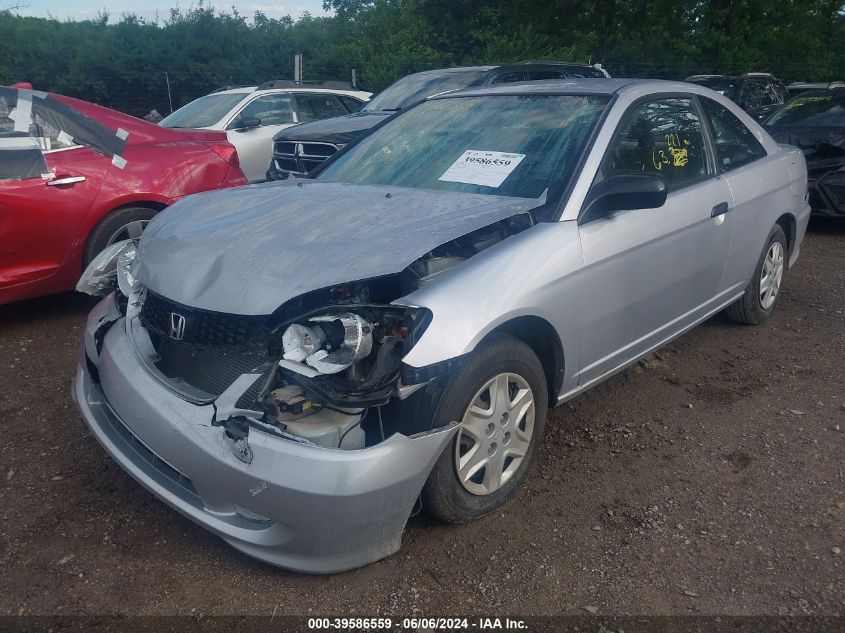 2004 Honda Civic Vp VIN: 1HGEM22184L009319 Lot: 39586559