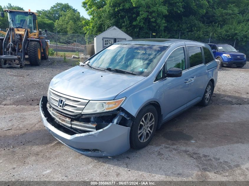 2012 Honda Odyssey Ex-L VIN: 5FNRL5H65CB036132 Lot: 39586577