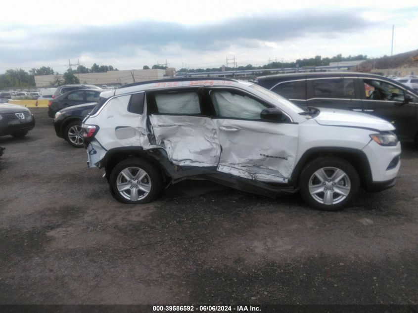 2022 Jeep Compass Latitude 4X4 VIN: 3C4NJDBB0NT170717 Lot: 39586592
