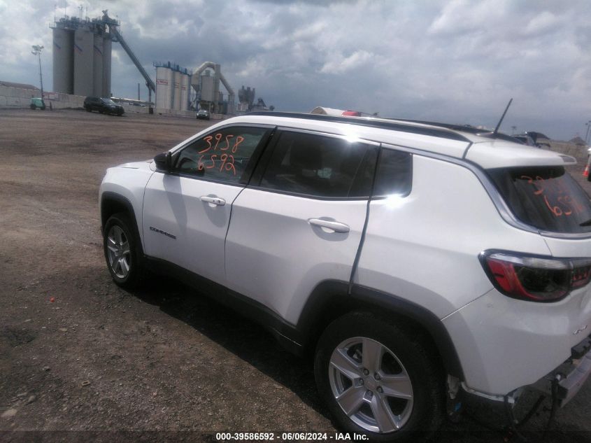 2022 Jeep Compass Latitude 4X4 VIN: 3C4NJDBB0NT170717 Lot: 39586592