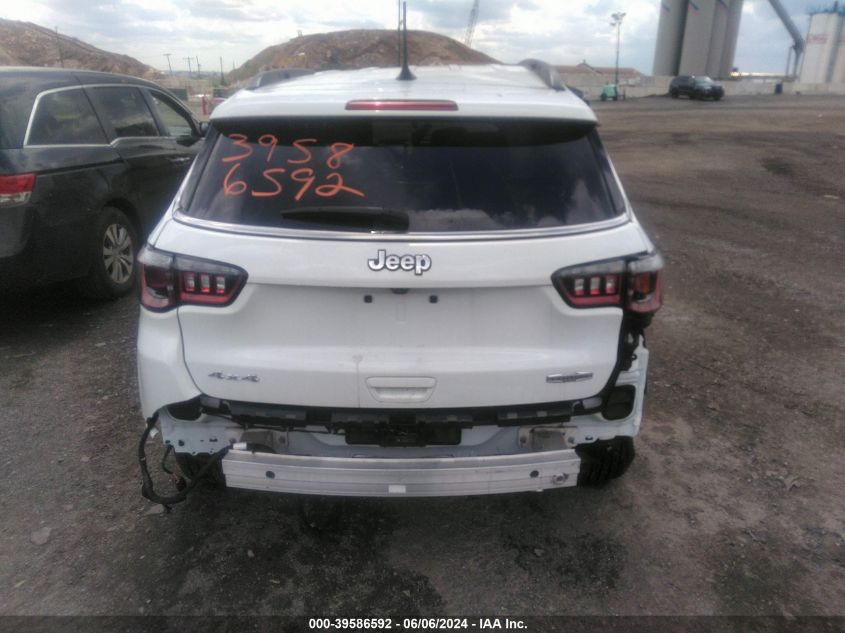 2022 Jeep Compass Latitude 4X4 VIN: 3C4NJDBB0NT170717 Lot: 39586592