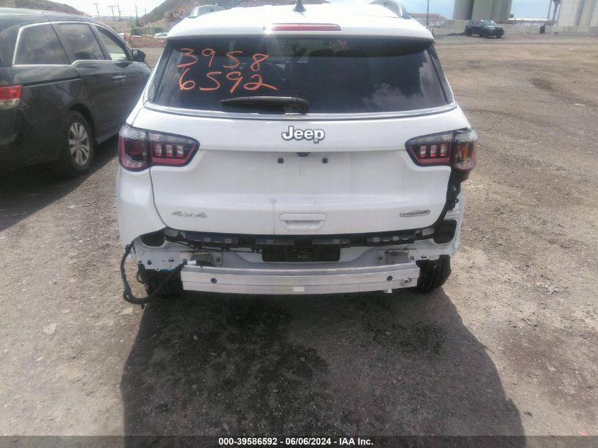 2022 Jeep Compass Latitude 4X4 VIN: 3C4NJDBB0NT170717 Lot: 39586592