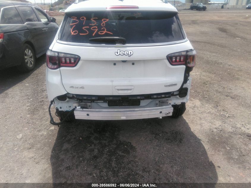 2022 Jeep Compass Latitude 4X4 VIN: 3C4NJDBB0NT170717 Lot: 39586592