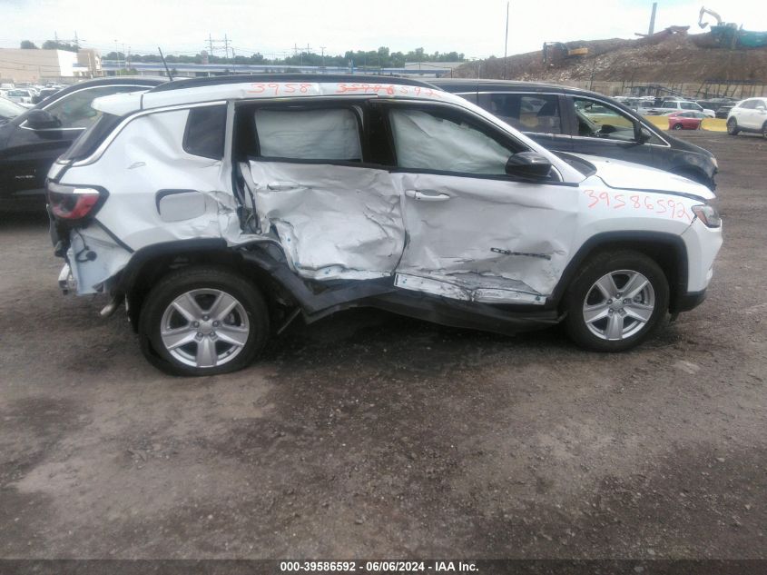 2022 Jeep Compass Latitude 4X4 VIN: 3C4NJDBB0NT170717 Lot: 39586592