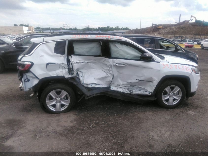 2022 Jeep Compass Latitude 4X4 VIN: 3C4NJDBB0NT170717 Lot: 39586592