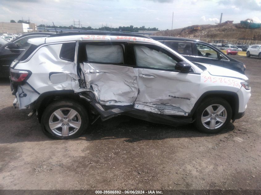 2022 Jeep Compass Latitude 4X4 VIN: 3C4NJDBB0NT170717 Lot: 39586592