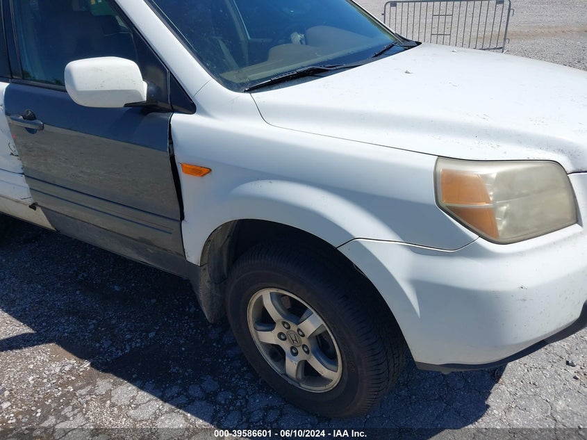 2008 Honda Pilot Ex-L VIN: 5FNYF28728B010718 Lot: 39586601