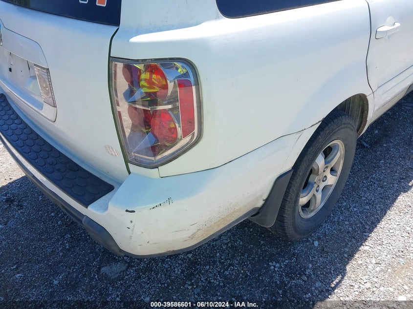 2008 Honda Pilot Ex-L VIN: 5FNYF28728B010718 Lot: 39586601