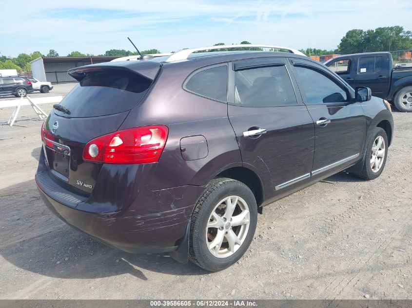 2011 Nissan Rogue Sv VIN: JN8AS5MV9BW258829 Lot: 39586605