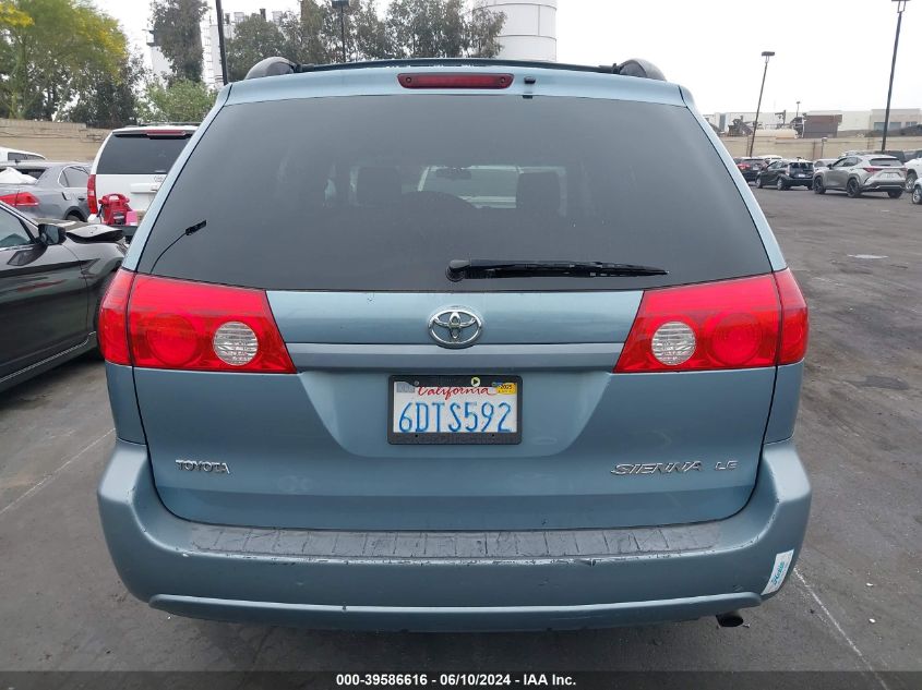 2008 Toyota Sienna Le VIN: 5TDZK23C68S181438 Lot: 39586616