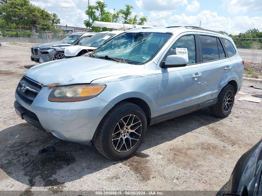 2007 Hyundai Santa Fe Gls VIN: 5NMSG13D07H054465 Lot: 39586618