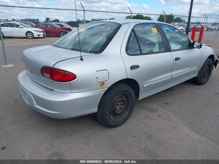 2002 Chevrolet Cavalier VIN: 1G1JC524X27219897 Lot: 39586622