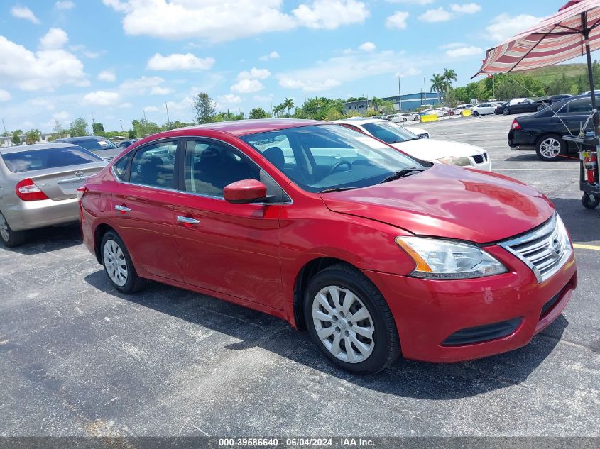 2014 Nissan Sentra Sv VIN: 3N1AB7AP6EL611697 Lot: 39586640