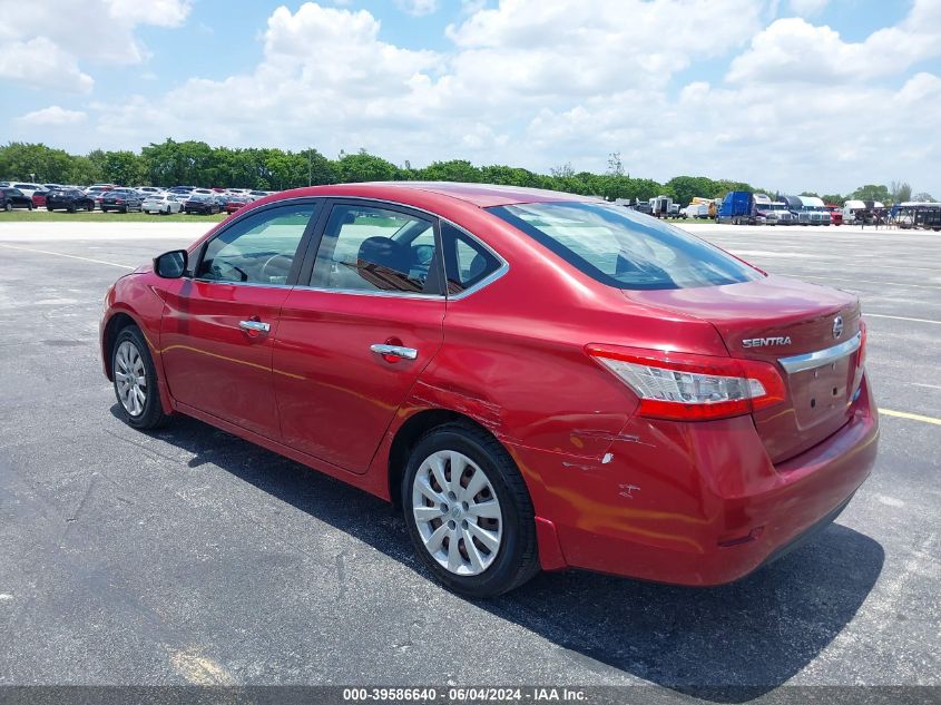 2014 Nissan Sentra Sv VIN: 3N1AB7AP6EL611697 Lot: 39586640