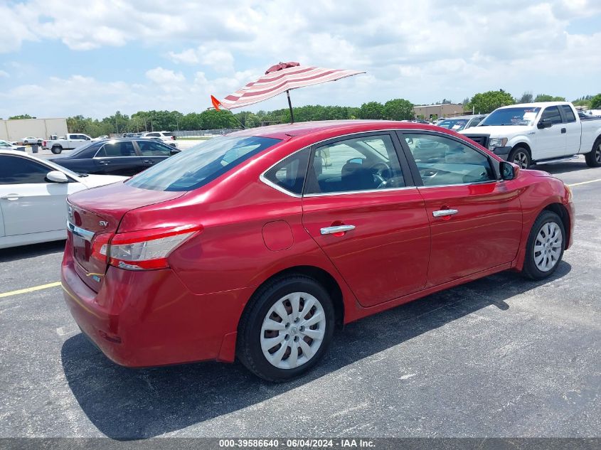 2014 Nissan Sentra Sv VIN: 3N1AB7AP6EL611697 Lot: 39586640