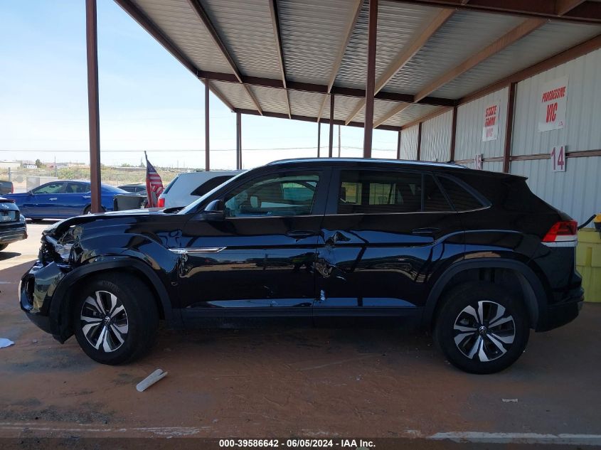 2024 Volkswagen Atlas Cross Sport 2.0T Se VIN: 1V2DE2CA6RC205643 Lot: 39586642