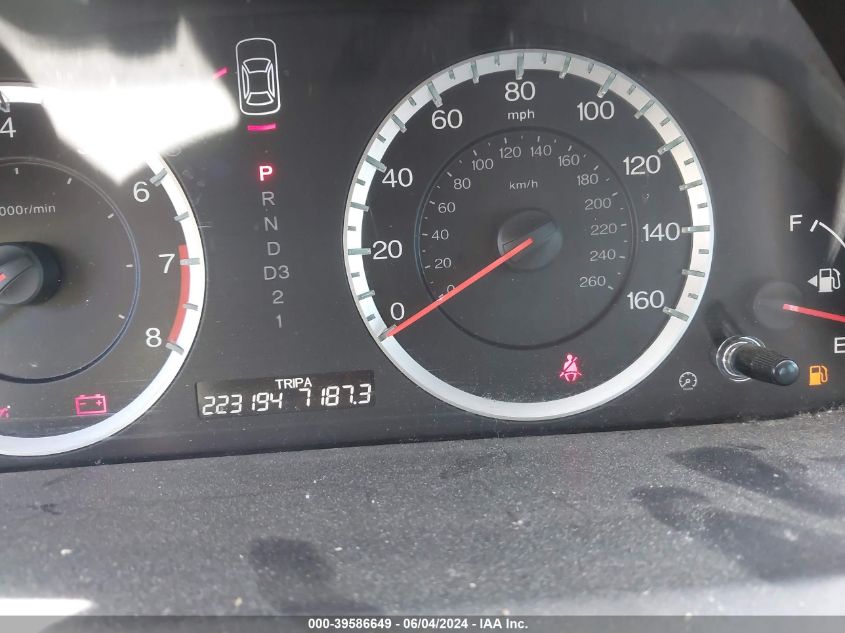 2010 Honda Accord 2.4 Lx-P VIN: 1HGCP2F44AA034440 Lot: 39586649