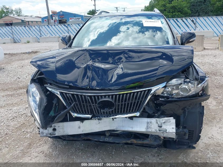 2012 Lexus Rx 350 VIN: 2T2BK1BA0CC123382 Lot: 39586657