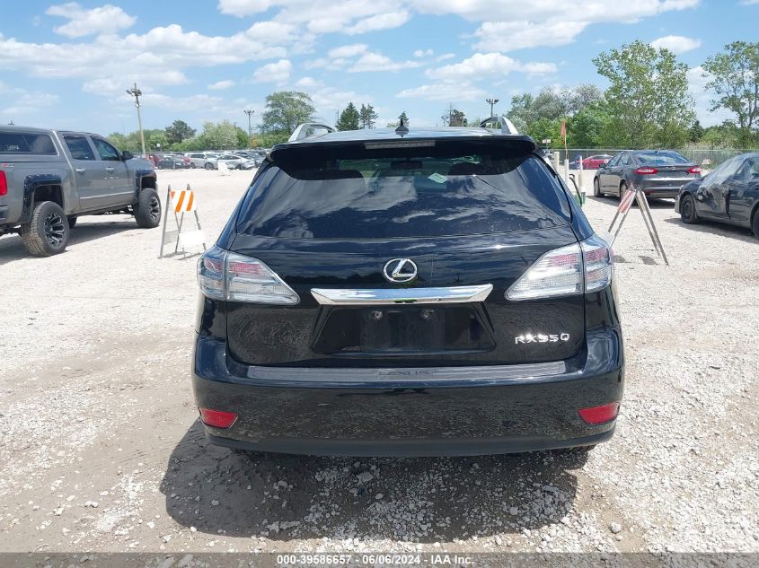 2012 Lexus Rx 350 VIN: 2T2BK1BA0CC123382 Lot: 39586657