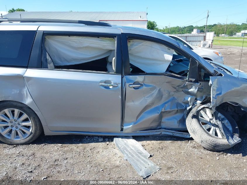 2014 Toyota Sienna Xle 7 Passenger VIN: 5TDDK3DC4ES072728 Lot: 39586662