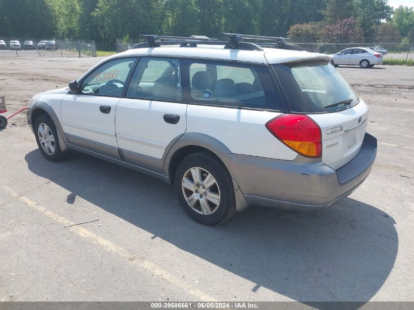 2005 Subaru Outback 2.5I VIN: 4S4BP61C357345209 Lot: 39586661