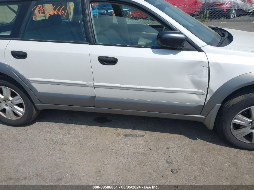 2005 Subaru Outback 2.5I VIN: 4S4BP61C357345209 Lot: 39586661