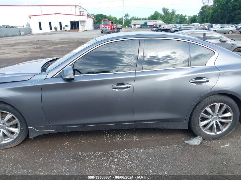 2015 Infiniti Q50 VIN: JN1BV7ARXFM390724 Lot: 39586681