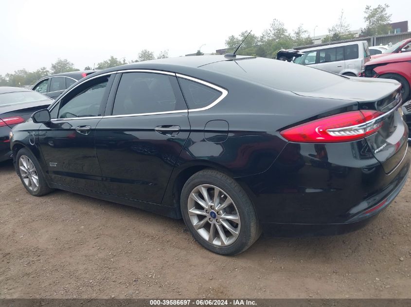 2018 FORD FUSION ENERGI SE LUXURY - 3FA6P0PU8JR277369