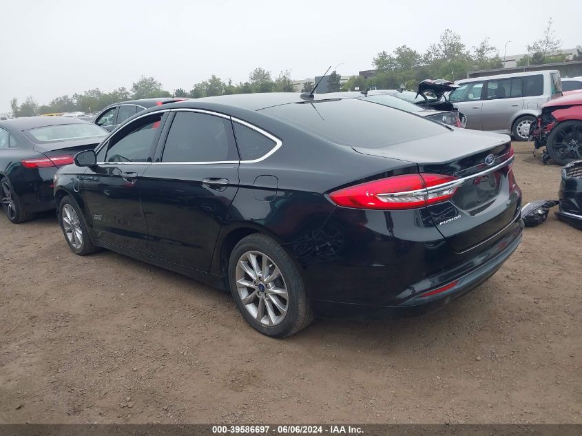 2018 FORD FUSION ENERGI SE LUXURY - 3FA6P0PU8JR277369