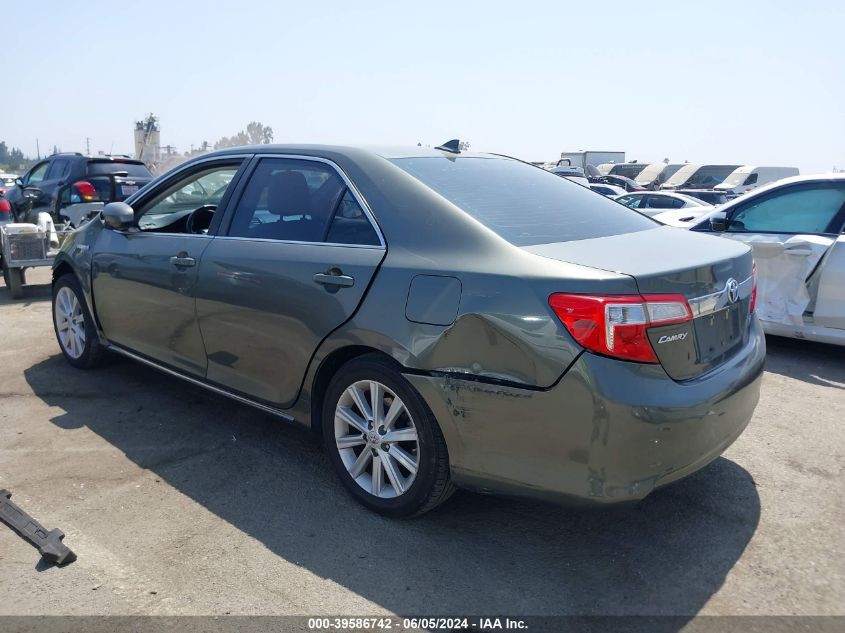 2014 Toyota Camry Hybrid Xle VIN: 4T1BD1FK7EU105559 Lot: 39586742