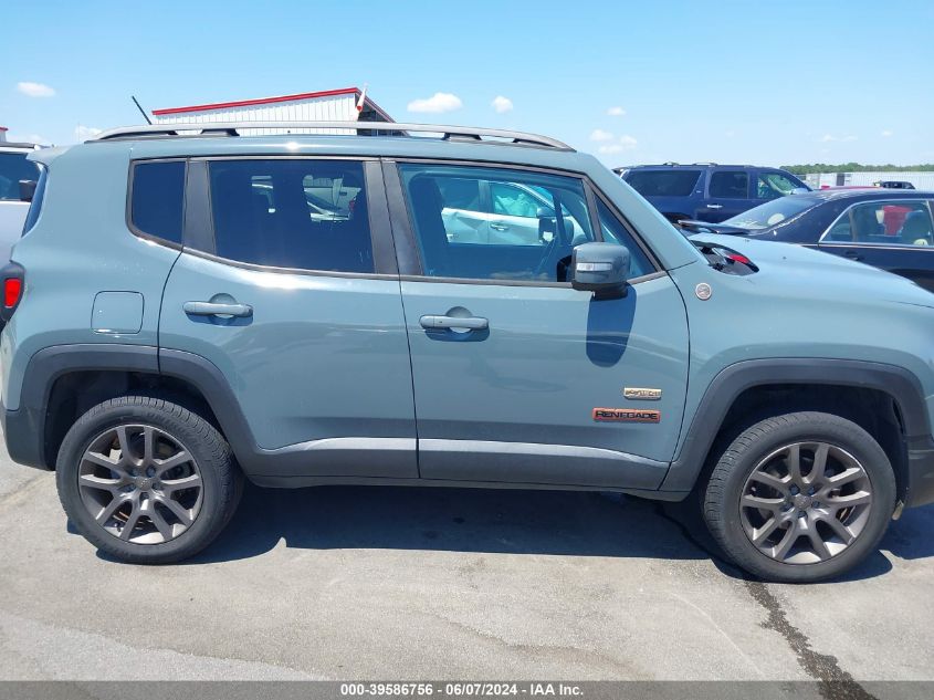 2016 Jeep Renegade 75Th Anniversary VIN: ZACCJBBT5GPD35417 Lot: 39586756