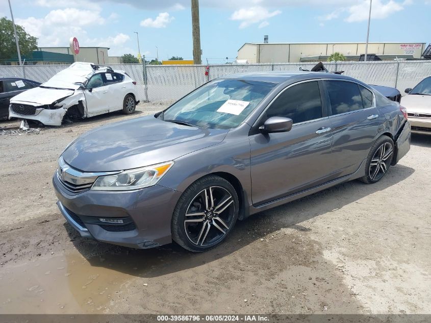 1HGCR2F58HA104065 2017 HONDA ACCORD - Image 2