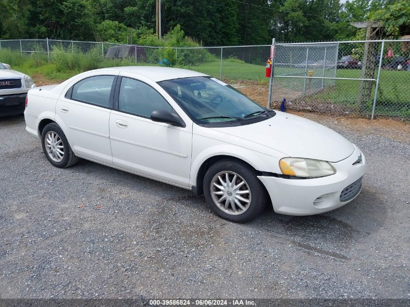 2002 Chrysler Sebring Lx/Lx Plus VIN: 1C3EL46X12N163422 Lot: 39586824