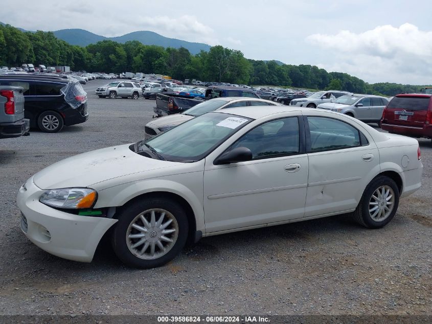 2002 Chrysler Sebring Lx/Lx Plus VIN: 1C3EL46X12N163422 Lot: 39586824