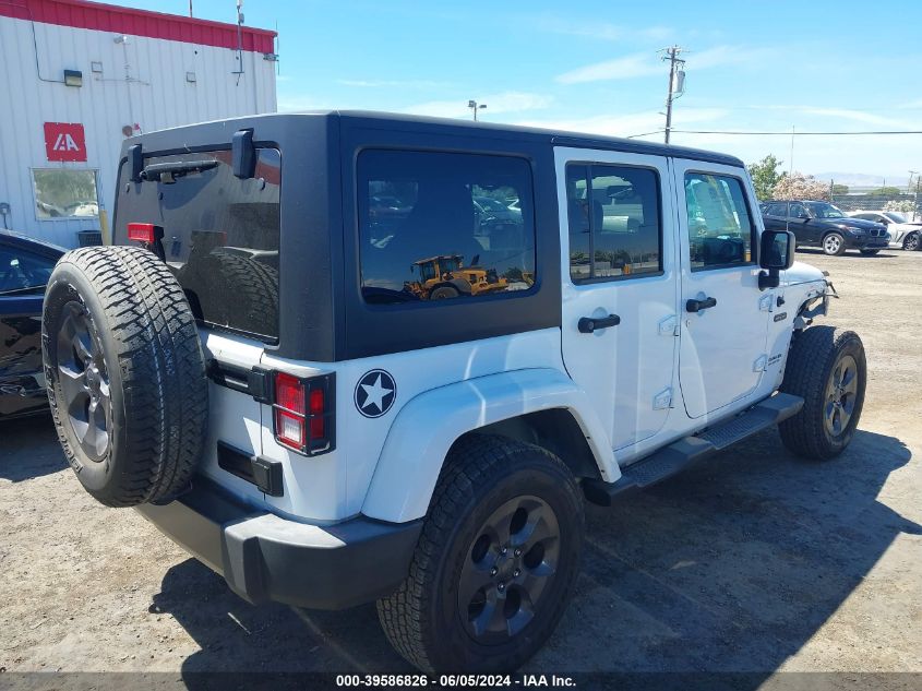 2017 Jeep Wrangler Unlimited Freedom 4X4 VIN: 1C4BJWDG1HL571796 Lot: 39586826