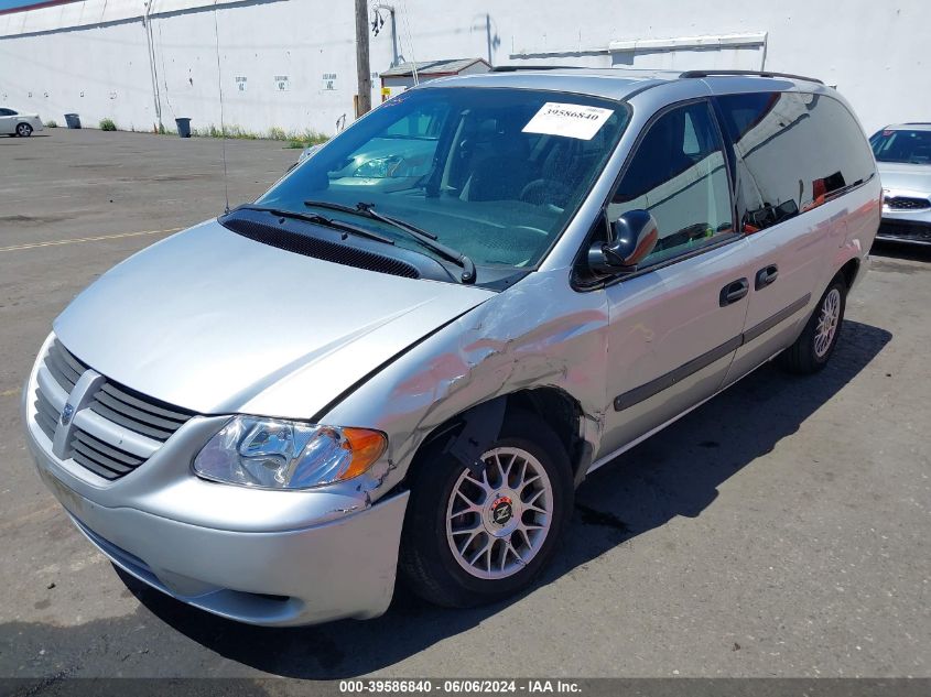 2006 Dodge Grand Caravan Se VIN: 1D4GP24R86B658907 Lot: 39586840