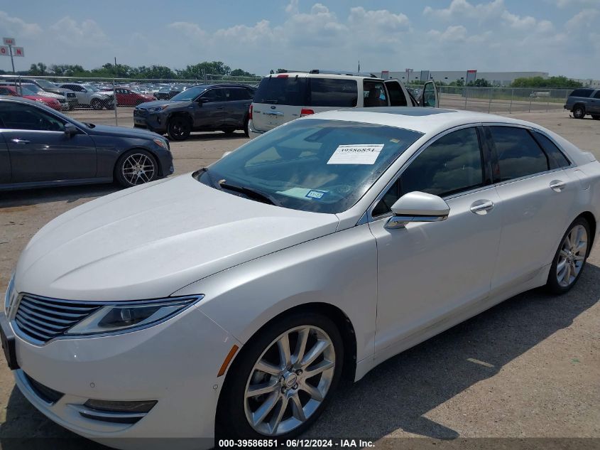 2014 Lincoln Mkz VIN: 3LN6L2G91ER802576 Lot: 39586851