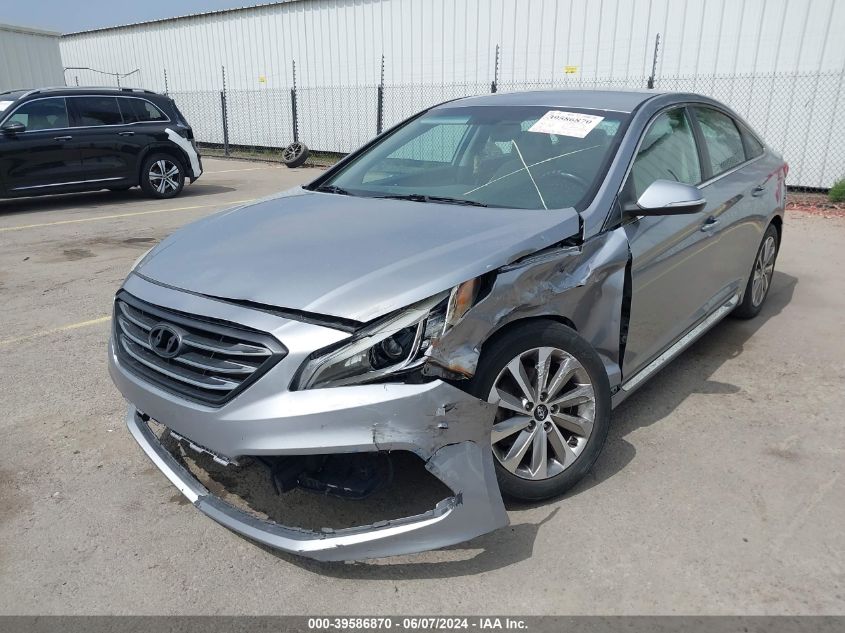 2015 Hyundai Sonata Sport VIN: 5NPE34AFXFH208888 Lot: 39586870