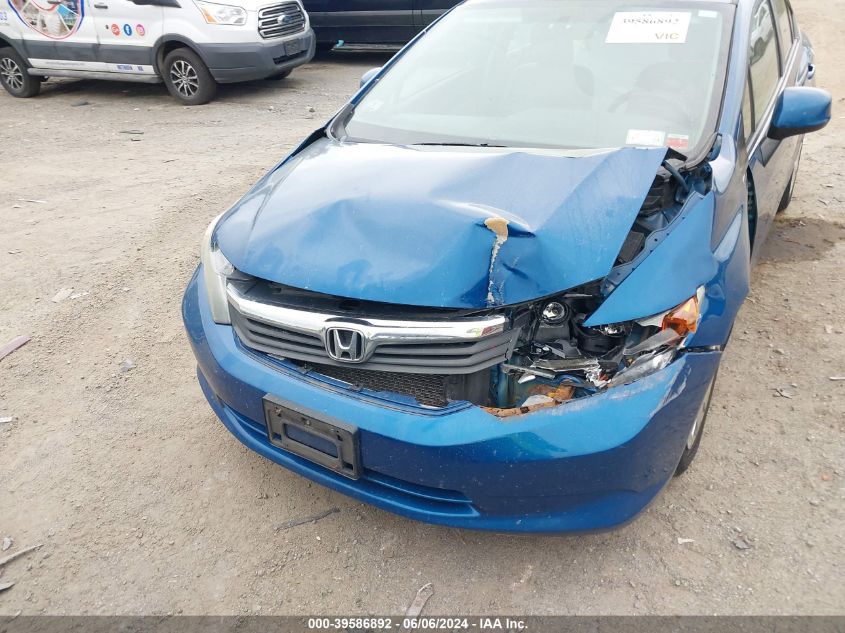 2012 Honda Civic Lx VIN: 2HGFB2F56CH567687 Lot: 39586892