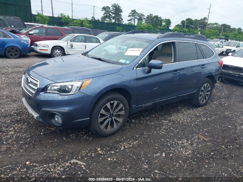 2017 Subaru Outback 2.5I Limited VIN: 4S4BSANC6H3367017 Lot: 39586920