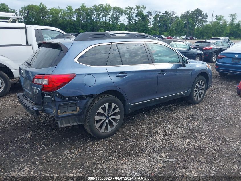 2017 Subaru Outback 2.5I Limited VIN: 4S4BSANC6H3367017 Lot: 39586920