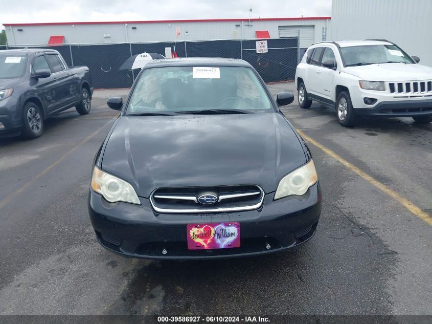 2007 Subaru Legacy 2.5I VIN: 4S3BL616477212083 Lot: 39586927